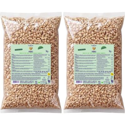 nut&me Pignons de pin naturels 2 kg Pignons de pin décortiqués Idéal pour le pesto Non grillés Pack 2 x 1 kg - Publicité nut&me Pignons de pin naturels 2 kg Pignons de pin décortiqués Idéal pour le pesto Non grillés Pack 2 x 1 kg - Publicité