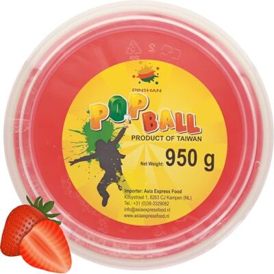 PINSHAN Popping Boba Fraise 1 X 950 GR - Publicité PINSHAN Popping Boba Fraise 1 X 950 GR - Publicité
