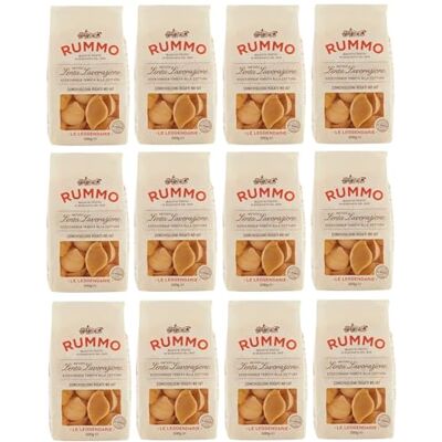 Rummo Pasta Conchiglioni Rigati N°147 Lot de 12 pâtes italiennes à base de semoule de blé dur, pâtes italiennes 500 g - Publicité Rummo Pasta Conchiglioni Rigati N°147 Lot de 12 pâtes italiennes à base de semoule de blé dur, pâtes italiennes 500 g - Publicité