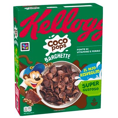 Kellogg's Coco Pops Barquettes au Chocolat avec Blé Grillé et Chocolat Emballage Simple de 330g (1 x 330g) - Publicité Kellogg's Coco Pops Barquettes au Chocolat avec Blé Grillé et Chocolat Emballage Simple de 330g (1 x 330g) - Publicité