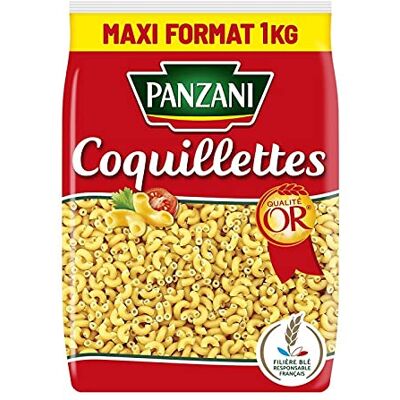 PANZANI Pates Coquillettes 1Kg le Lot De 4 - Publicité PANZANI Pates Coquillettes 1Kg le Lot De 4 - Publicité
