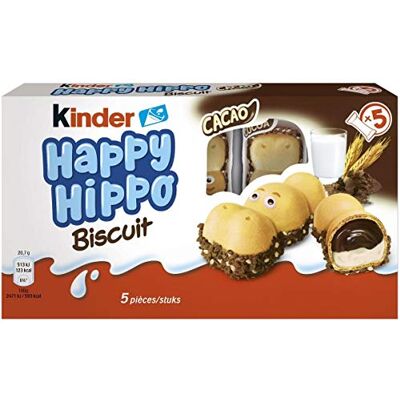Kinder Happy hippo cacao La boite de 104g - Publicité Kinder Happy hippo cacao La boite de 104g - Publicité