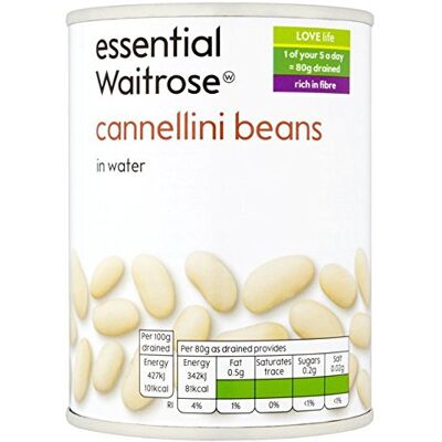Waitrose Cannellini Beans Essential 410g - Publicité Waitrose Cannellini Beans Essential 410g - Publicité