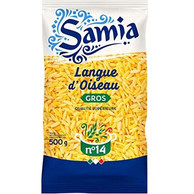 AUCHAN Lot de 3 unités *** SAMIA Pâtes risone n°14 500g - Publicité AUCHAN Lot de 3 unités *** SAMIA Pâtes risone n°14 500g - Publicité