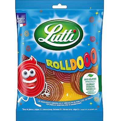 Lutti Rolldooo, 180 g (Lot de 1) - Publicité Lutti Rolldooo, 180 g (Lot de 1) - Publicité
