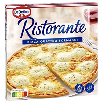 Dr. Oetker Dr Oetker Pizza 4 Fromages, surgelées La pizza de 340g - Publicité Dr. Oetker Dr Oetker Pizza 4 Fromages, surgelées La pizza de 340g - Publicité