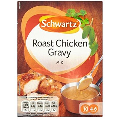 Schwartz Rôti Classique Sauce De Poulet 26G Paquet de 2 - Publicité Schwartz Rôti Classique Sauce De Poulet 26G Paquet de 2 - Publicité