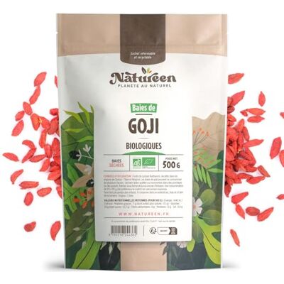 Planète au Naturel Baies de Goji Bio Région Tibétaine 500G - Publicité Planète au Naturel Baies de Goji Bio Région Tibétaine 500G - Publicité