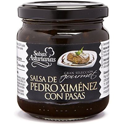 Salsas Asturianas , Sauce Pedro Ximenez, 215 gr - Publicité Salsas Asturianas , Sauce Pedro Ximenez, 215 gr - Publicité