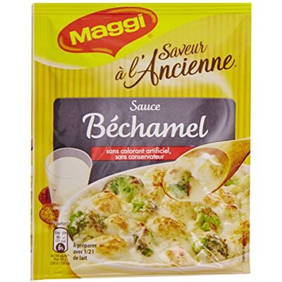 Maggi Saveur à l'Ancienne Sauce Béchamel (1 sachet) -60g Lot de 5 - Publicité Maggi Saveur à l'Ancienne Sauce Béchamel (1 sachet) -60g Lot de 5 - Publicité