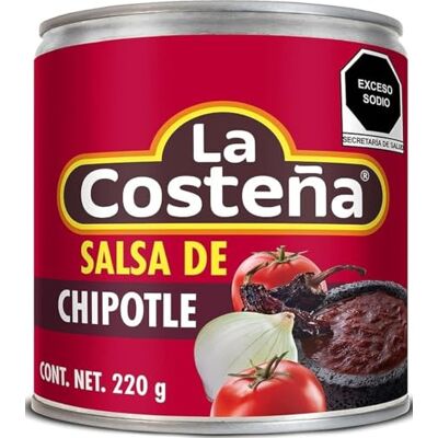La Costeña Salsa Sauce Chipotle, 220g en étain - Publicité La Costeña Salsa Sauce Chipotle, 220g en étain - Publicité