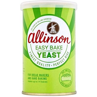 Allinson Cuisson Facile Levure Étain 100G Paquet de 6 - Publicité Allinson Cuisson Facile Levure Étain 100G Paquet de 6 - Publicité