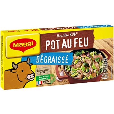 Maggi Bouillon KUB Pot au Feu Dégraissé 12 Tablettes 120 g - Publicité Maggi Bouillon KUB Pot au Feu Dégraissé 12 Tablettes 120 g - Publicité