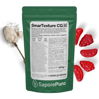 SaporePuro SmarTexture CG 200 g – Gélatine Alimentaire en Poudre Instantanée à Activation à Froid - Publicité SaporePuro SmarTexture CG 200 g – Gélatine Alimentaire en Poudre Instantanée à Activation à Froid - Publicité