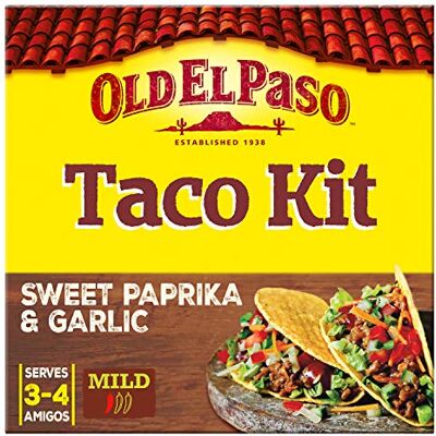Old El Paso Kit taco crunchy ail et paprika 308 g - Publicité Old El Paso Kit taco crunchy ail et paprika 308 g - Publicité