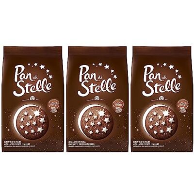 sarcia.eu MULINO BIANCO Pan di stella Biscuits au chocolat italien avec étoiles glacées 350g x 3 parcelles (Pan di stella, x3) - Publicité sarcia.eu MULINO BIANCO Pan di stella Biscuits au chocolat italien avec étoiles glacées 350g x 3 parcelles (Pan di stella, x3) - Publicité
