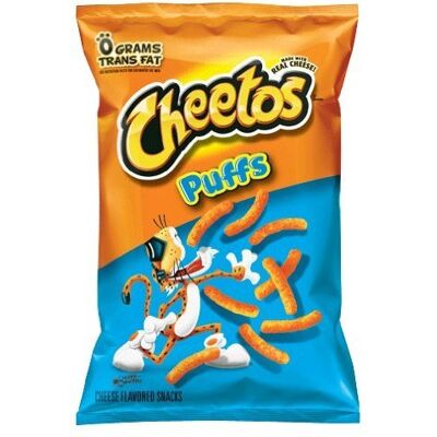 Cheetos Jumbo Puffs Large / Grand 255 g / 9 oz - Publicité Cheetos Jumbo Puffs Large / Grand 255 g / 9 oz - Publicité