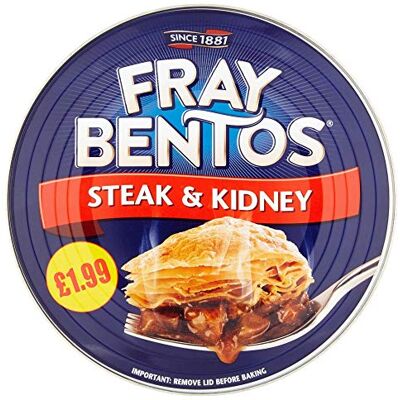Fray Bentos Tarte au steak et aux reins 425 g x 6 - Publicité Fray Bentos Tarte au steak et aux reins 425 g x 6 - Publicité