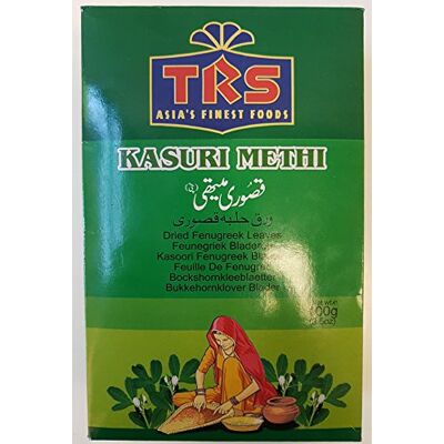 TRS Fenugrec feuilles séchées Kasuri methi 100g - Publicité TRS Fenugrec feuilles séchées Kasuri methi 100g - Publicité