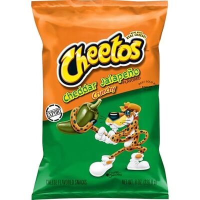 Cheetos Cheddar Jalapeno (226g) - Publicité Cheetos Cheddar Jalapeno (226g) - Publicité