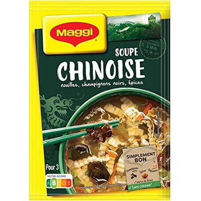 Maggi NESTLE Soupe Escapade Chinoise 60G ( Lot De 4 ) - Publicité Maggi NESTLE Soupe Escapade Chinoise 60G ( Lot De 4 ) - Publicité