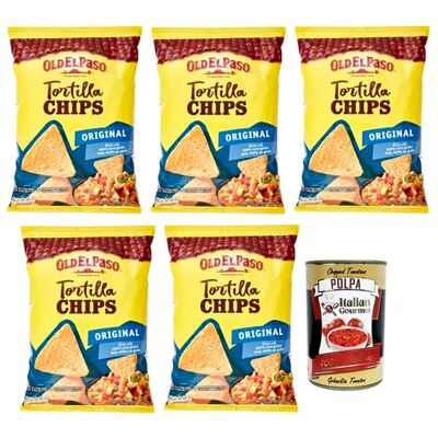 Italian Gourmet E.R. Italian Gourmet Tortilla Chips Original Chips de maïs 5 x 185 g - Publicité Italian Gourmet E.R. Italian Gourmet Tortilla Chips Original Chips de maïs 5 x 185 g - Publicité