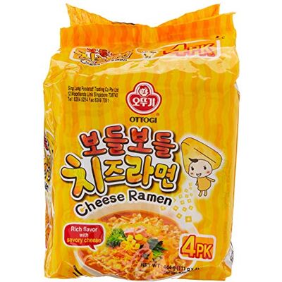 KOREAN CHARECTOR Ottogi Bodlebodble Spicy Fromage Ramen Noodle (Pack of 4) - Publicité KOREAN CHARECTOR Ottogi Bodlebodble Spicy Fromage Ramen Noodle (Pack of 4) - Publicité
