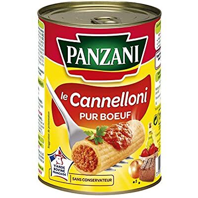PANZANI Le Cannelloni 100% Pur Boeuf 400G Lot De 4 - Publicité PANZANI Le Cannelloni 100% Pur Boeuf 400G Lot De 4 - Publicité