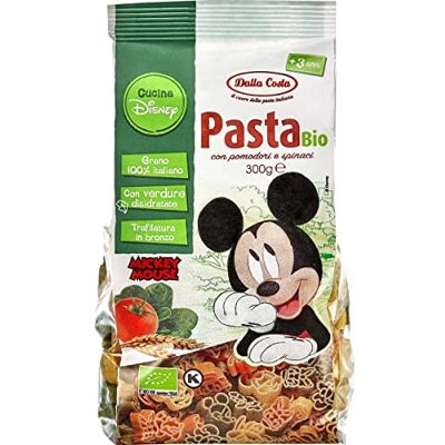 AUCHAN Lot de 3 unités *** DALLA COSTA Pâtes bio Disney Mickey Mouse aux tomates - Publicité AUCHAN Lot de 3 unités *** DALLA COSTA Pâtes bio Disney Mickey Mouse aux tomates - Publicité