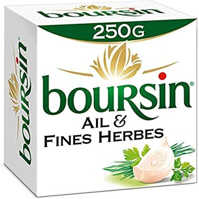 Boursin Fromage à Tartiner Ail et Fines Herbes, 250g - Publicité Boursin Fromage à Tartiner Ail et Fines Herbes, 250g - Publicité