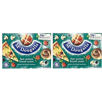 Mcdougalls Mcdougall Sachets De Levure Séchées Action Rapide 8 X 7G Paquet de 2 - Publicité Mcdougalls Mcdougall Sachets De Levure Séchées Action Rapide 8 X 7G Paquet de 2 - Publicité