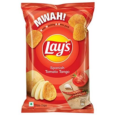 Lay's Paquet de chips à la tomate Spanish Tomato Tango de 50 g - Publicité Lay's Paquet de chips à la tomate Spanish Tomato Tango de 50 g - Publicité