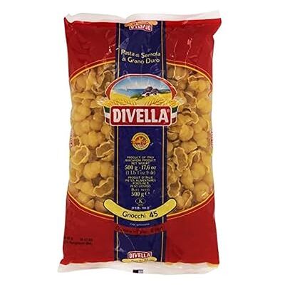 Divella PÂTES DE SEMOULE DE BLÉ DUR GNOCCHI 45 GR 500 X 24 - Publicité Divella PÂTES DE SEMOULE DE BLÉ DUR GNOCCHI 45 GR 500 X 24 - Publicité