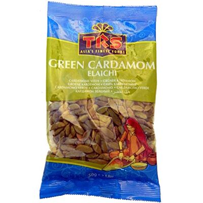 TRS Green Cardamom elaichi 200 g Cardamome verte Capsules épice ingrédient de cuisine indienne - Publicité TRS Green Cardamom elaichi 200 g Cardamome verte Capsules épice ingrédient de cuisine indienne - Publicité