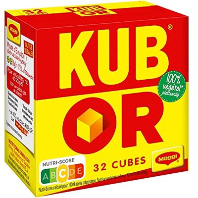 Maggi Kub Or L'Original 128G Lot De 4 - Publicité Maggi Kub Or L'Original 128G Lot De 4 - Publicité