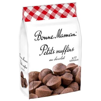 PETITS MUFFINS CHOCOLAT 235G, BONNE MAMAN, LOT DE 4 - Publicité PETITS MUFFINS CHOCOLAT 235G, BONNE MAMAN, LOT DE 4 - Publicité