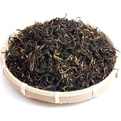 HELLOYOUNG 200g (0.44lb) Dian hong maofeng thé grand congou thé noir rouge thé chinois mao feng dian hong célèbre yunnan thé noir vert alimentaire - Publicité HELLOYOUNG 200g (0.44lb) Dian hong maofeng thé grand congou thé noir rouge thé chinois mao feng dian hong célèbre yunnan thé noir vert alimentaire - Publicité