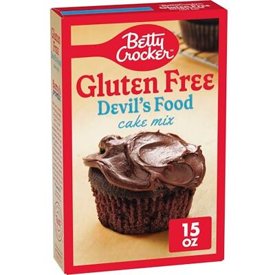 Betty Crocker Devil Food Cake Mix, Gluten Free-15 oz - Publicité Betty Crocker Devil Food Cake Mix, Gluten Free-15 oz - Publicité