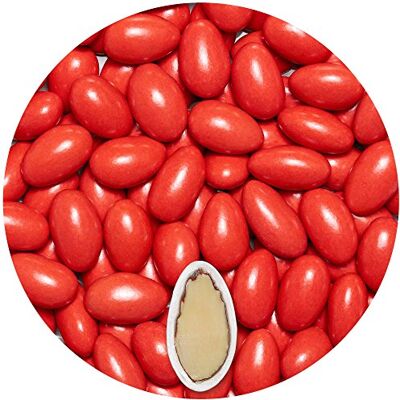 EinsSein Dragées Amandes Colorato rouge brillant 500g ca. 140 pièce Dragees Mariage Baptême Communion Célébrer Fête Candybar Confiserie Candy Bar Cadeaux Invités Bonbons Amande Premium - Publicité EinsSein Dragées Amandes Colorato rouge brillant 500g ca. 140 pièce Dragees Mariage Baptême Communion Célébrer Fête Candybar Confiserie Candy Bar Cadeaux Invités Bonbons Amande Premium - Publicité