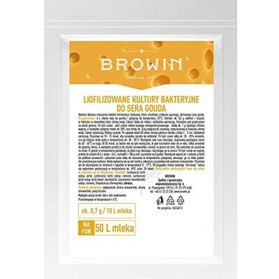 Cultures de bactéries appropriées pour le fromage type GOUDA 3,5g / 5kg fromage / 20L de lait Ferment Fromage Ferment Lactique Les bactéries de fromage Geler Culture séché - Publicité Cultures de bactéries appropriées pour le fromage type GOUDA 3,5g / 5kg fromage / 20L de lait Ferment Fromage Ferment Lactique Les bactéries de fromage Geler Culture séché - Publicité