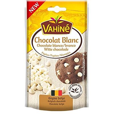 Vahiné Chocolat Blanc Pépites Origine Belge 100g (lot de 3) - Publicité Vahiné Chocolat Blanc Pépites Origine Belge 100g (lot de 3) - Publicité