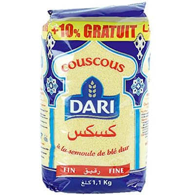 AUCHAN Lot de 3 unités *** DARI Couscous fin 1kg - Publicité AUCHAN Lot de 3 unités *** DARI Couscous fin 1kg - Publicité