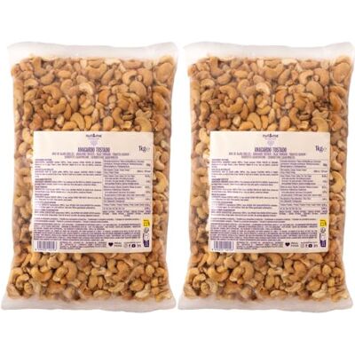 nut&me Noix de cajou grillées sans sel 2 kg Sans Gluten Végane Fruits secs 100% Naturels Riches en protéines Snack sain et savoureux Croquants Pack 2 x 1 kg - Publicité nut&me Noix de cajou grillées sans sel 2 kg Sans Gluten Végane Fruits secs 100% Naturels Riches en protéines Snack sain et savoureux Croquants Pack 2 x 1 kg - Publicité