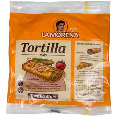 LA MORENA Wraps de tortilla de maïs Mais Tortilla wraps 320g - Publicité LA MORENA Wraps de tortilla de maïs Mais Tortilla wraps 320g - Publicité