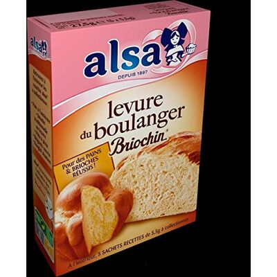 Epicerie sucrée ALSA Levure De Boulanger Briochin 5 sachets Lot De 4 - Publicité Epicerie sucrée ALSA Levure De Boulanger Briochin 5 sachets Lot De 4 - Publicité