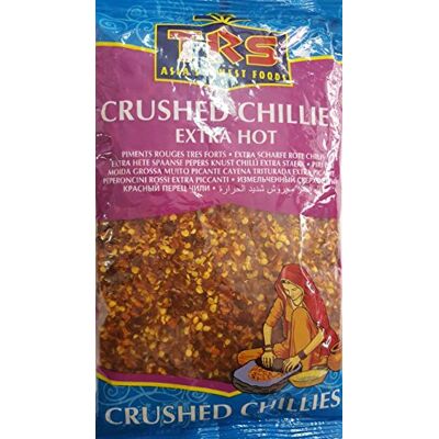 TRS Extra Hot Crushed Red Chillies 250g - Publicité TRS Extra Hot Crushed Red Chillies 250g - Publicité