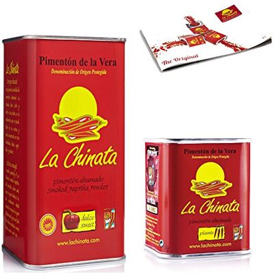 La Chinata Paprika Fumé pack Doux 750g et 70g Piquant - Publicité La Chinata Paprika Fumé pack Doux 750g et 70g Piquant - Publicité