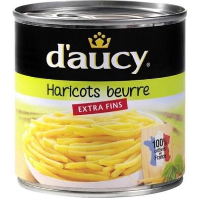 D'Aucy Haricots Beurre Extra Fins 400g (lot de 10) - Publicité D'Aucy Haricots Beurre Extra Fins 400g (lot de 10) - Publicité