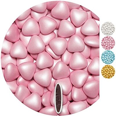 EinsSein 0,5kg Dragees mariage au chocolat cœur médium rose perle dragées baptême communion amandes feter et recevoir fêter de fete couleur pas cher aux bombe tag voir mes etui contenant boite a - Publicité EinsSein 0,5kg Dragees mariage au chocolat cœur médium rose perle dragées baptême communion amandes feter et recevoir fêter de fete couleur pas cher aux bombe tag voir mes etui contenant boite a - Publicité