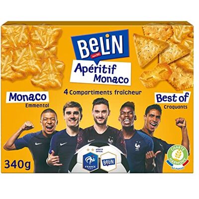 Belin CRACKERS Crackers Assortiment Monaco 340G Lot De 3 - Publicité Belin CRACKERS Crackers Assortiment Monaco 340G Lot De 3 - Publicité